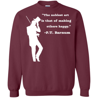 Circus Ring Master P.t. Barnum Quote T-shirt Maroon