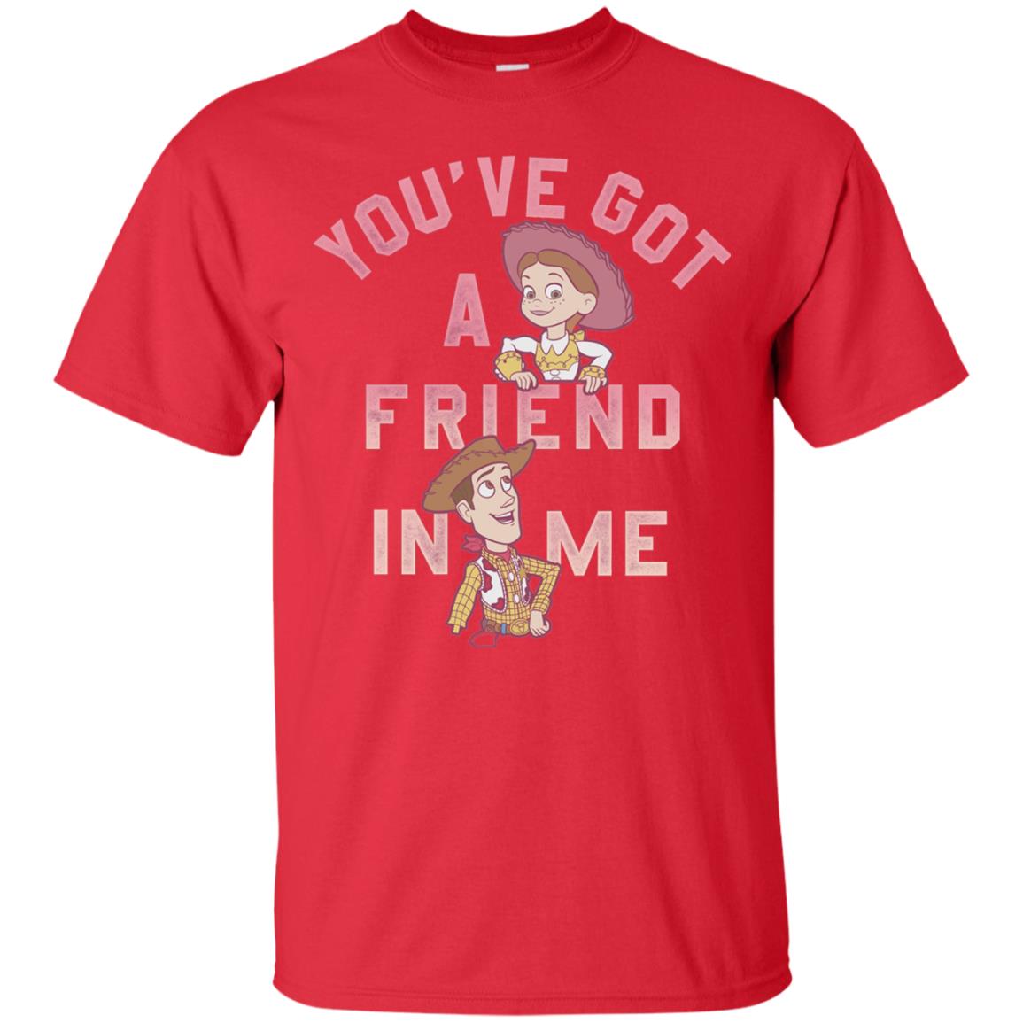 Toy Story Got A Friend In Me Cartoon T-shirt Red