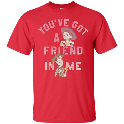 Toy Story Got A Friend In Me Cartoon T-shirt Red