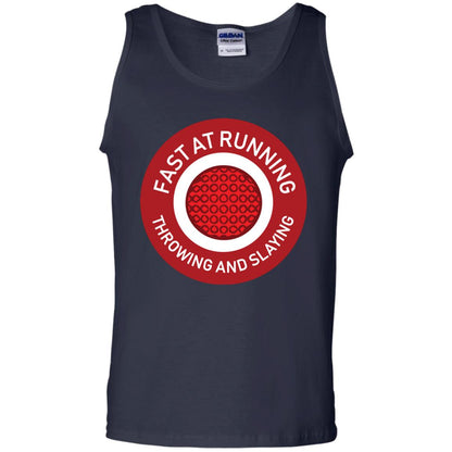 Fast At Running Throwing And Slaying Dodgeball Shirts Navy