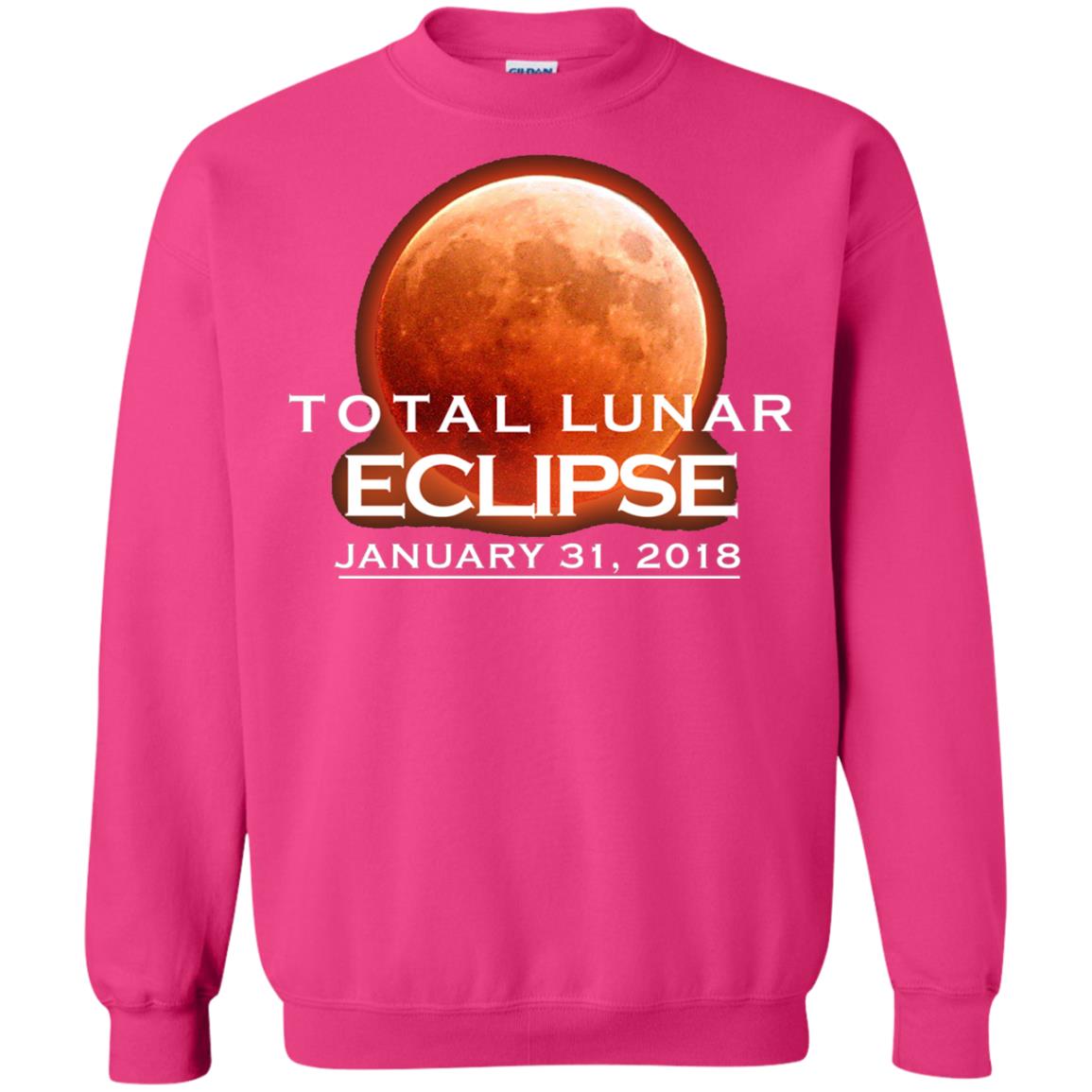 Lunar Eclipse T-shirt January 31, 2018 Graphic T-shirt Heliconia