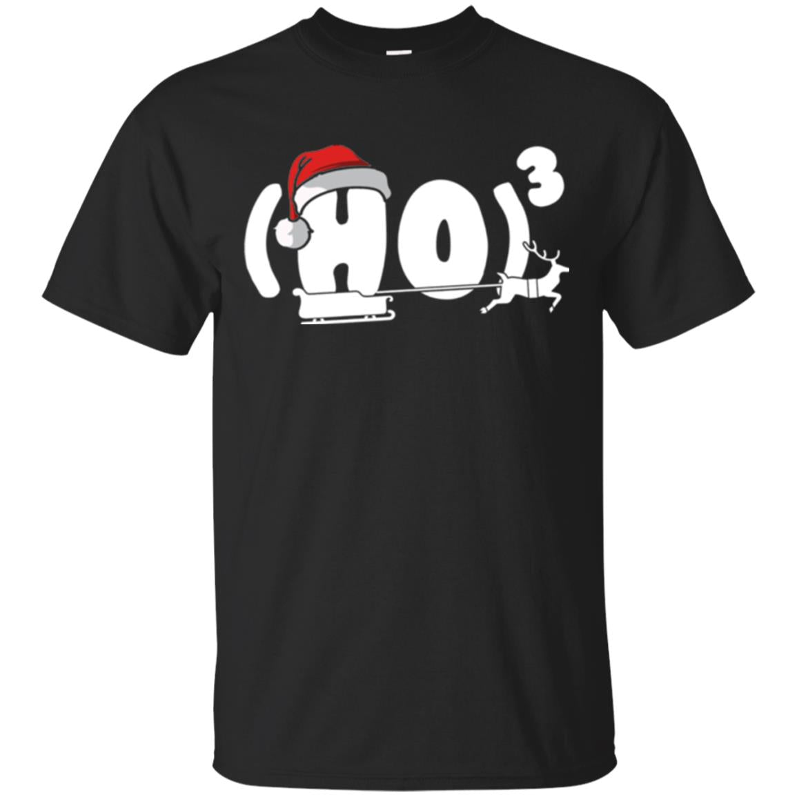 Christmas T-shirt Ho Ho Ho Black