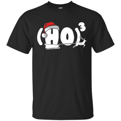 Christmas T-shirt Ho Ho Ho Black