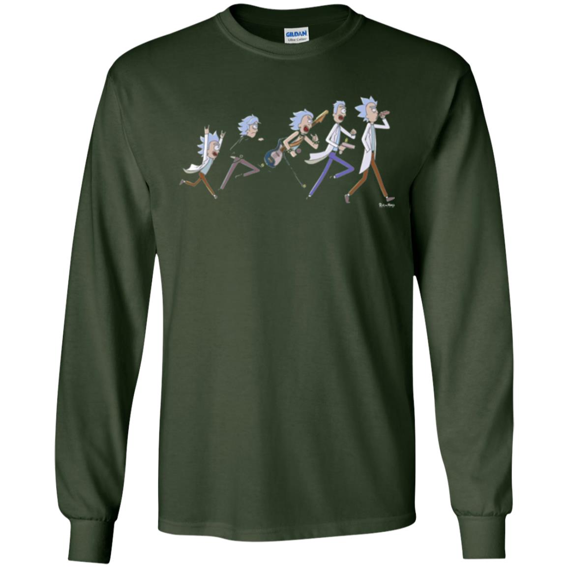Rick And Morty T-shirt The Life Of Rick Forest Green