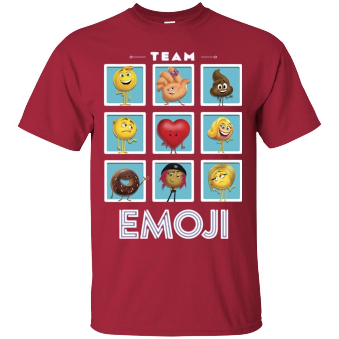 Film T-shirt Emoji Panels Graphic T-shirt Cardinal