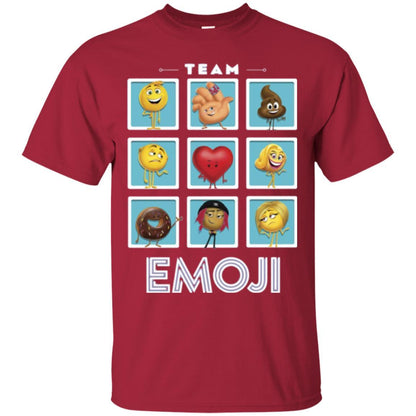 Film T-shirt Emoji Panels Graphic T-shirt Cardinal