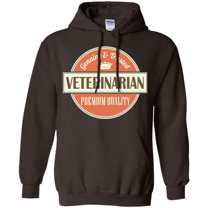 Veterinarian T-shirt Genuine And Trusted Permium Quality Dark Chocolate