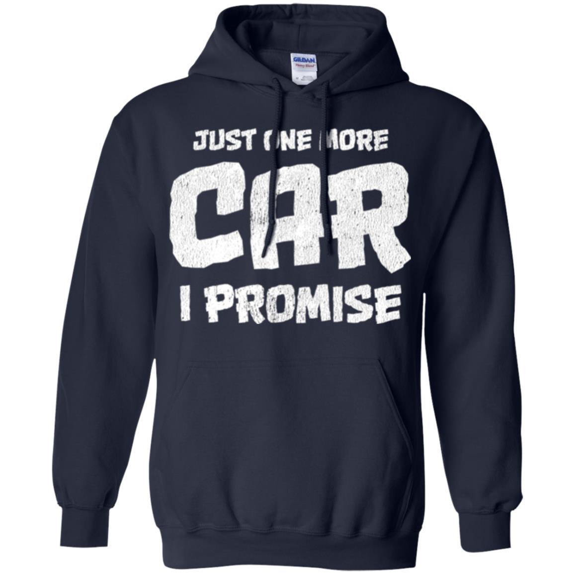 Car Lovers T-shirt Just One More Car I Promise Navy