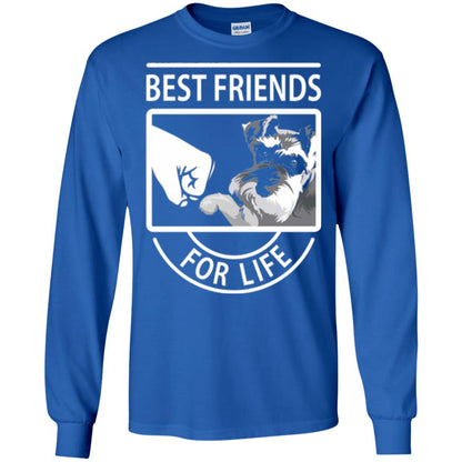 Schnauzer Lover T-shirt Best Friends For Life Royal