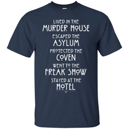 American Horror Story T-shirt Lived In The Murder House Navy