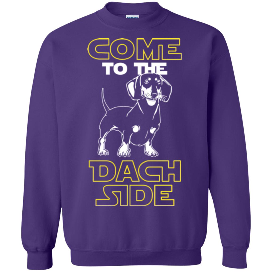 Come To The Dach Side Dachshund Dog Lover Shirt Purple