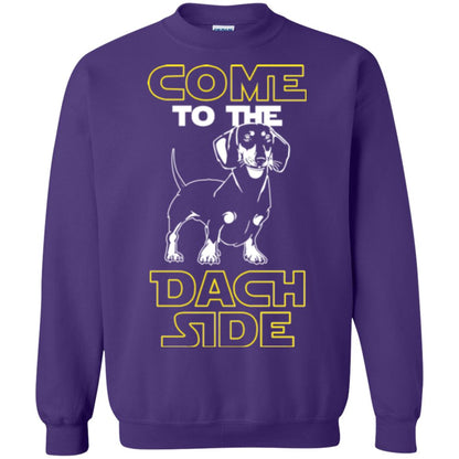 Come To The Dach Side Dachshund Dog Lover Shirt Purple