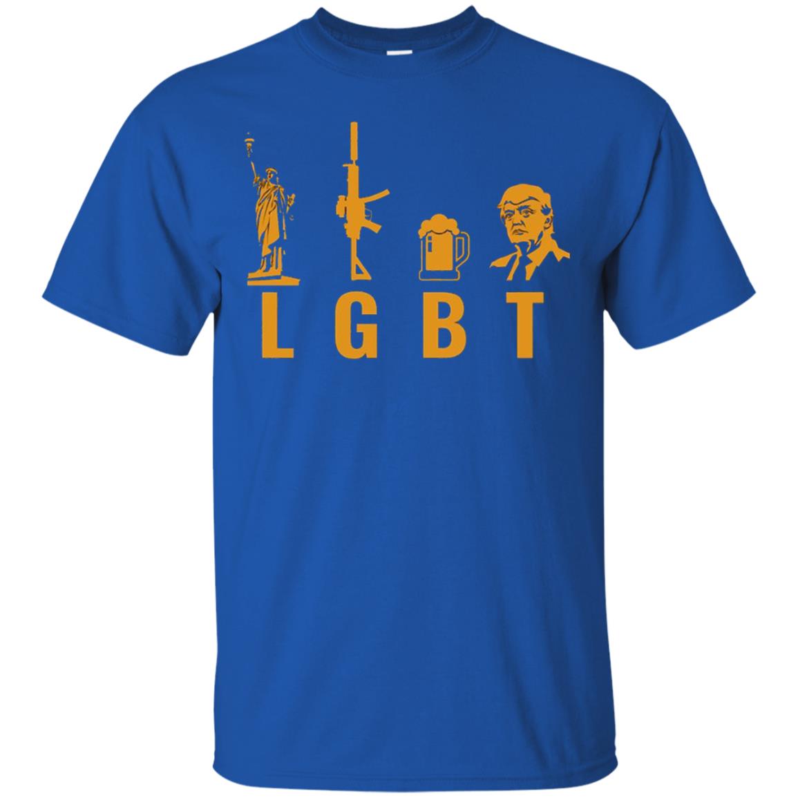 Liberty Guns Beer Trump Support Lgbt Shirt Royal