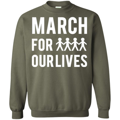 March For Our Lives Anti Gun T-shirt Military Green
