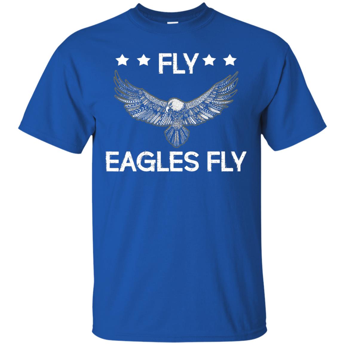 Flying Eagles Fly T-shirt Royal