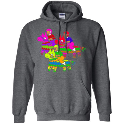 Cinco De Derby Pinata Jockeys Horse Race T-shirt Dark Heather