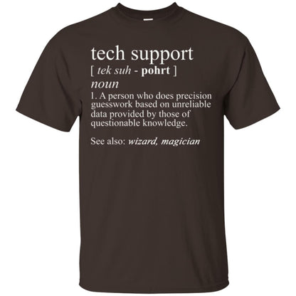 Tech Support T-shirt Dark Chocolate