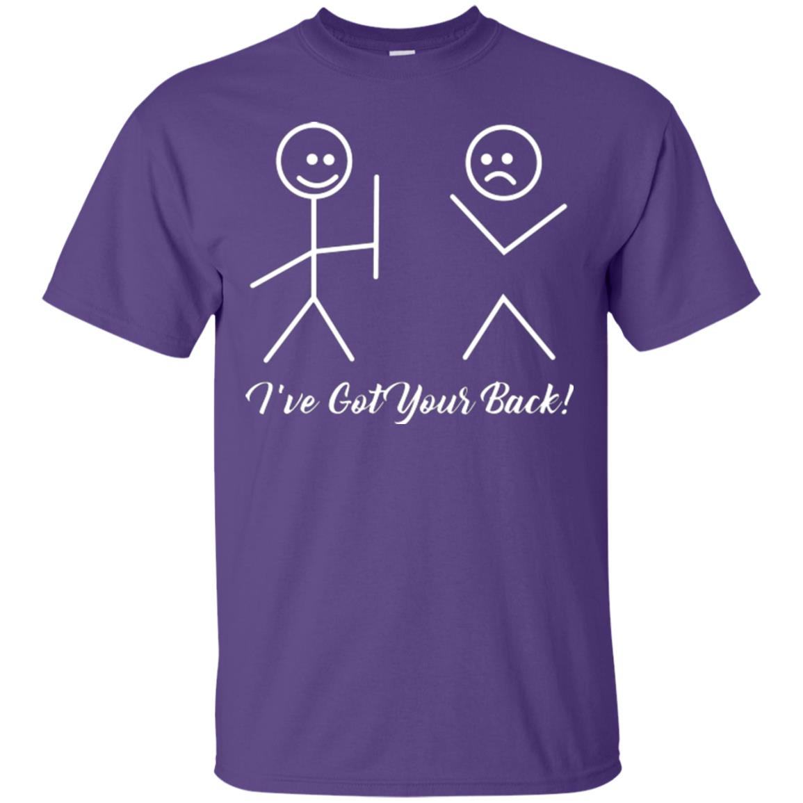 I’ve Got Your Back T-shirt Purple