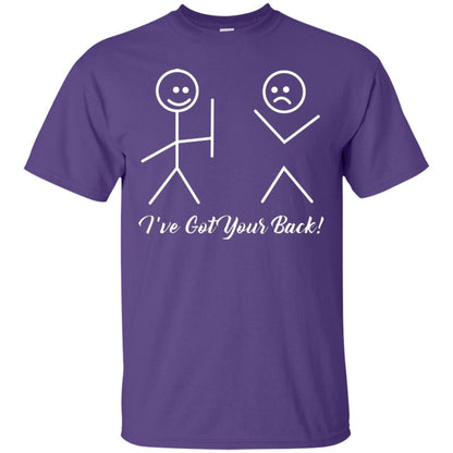 I’ve Got Your Back T-shirt Purple