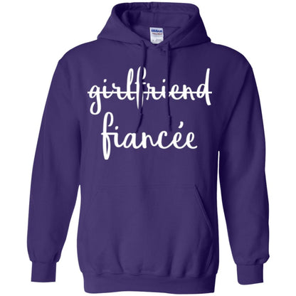 Fiance Engagement Party T-shirt Girlfriend Fiancee Purple