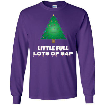 Christmas T-shirt Little Full Lots Of Sap Purple