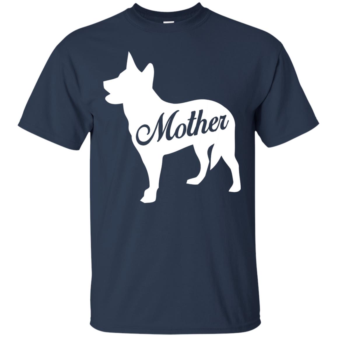 American Cattle Dog Mom T-shirt Navy