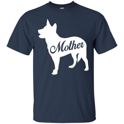 American Cattle Dog Mom T-shirt Navy