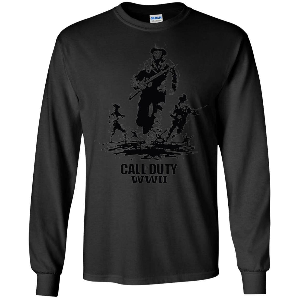 Military T-shirt Call Of Duty Wwi Black