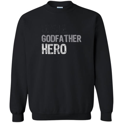 Daddy T-shirt Uncle Godfather Hero T-shirt Black