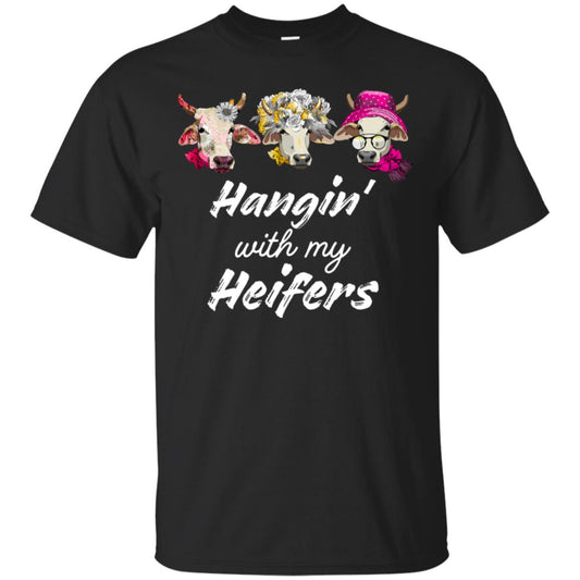 Hangin' With My Heifers Shirt Black