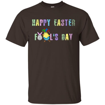 Happy Easter Fools Day Shirt Dark Chocolate