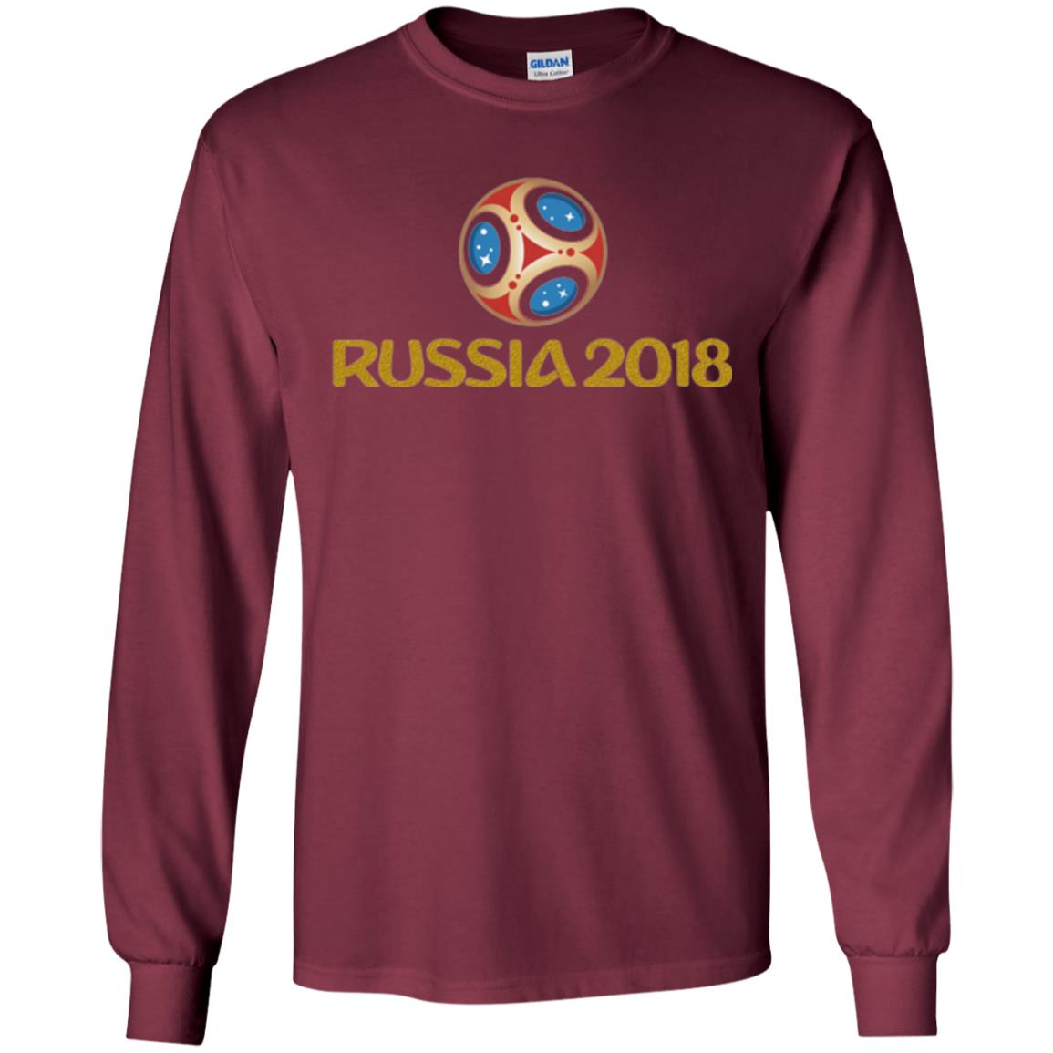 Football T-shirt Russia 2018 World Cup Maroon