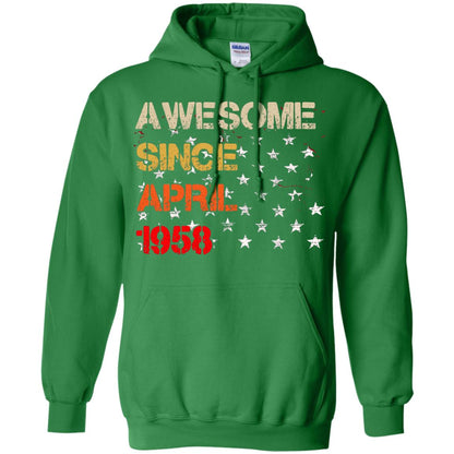 Born In April 1958 60th Birthday Awesome Since April 1958 Irish Green