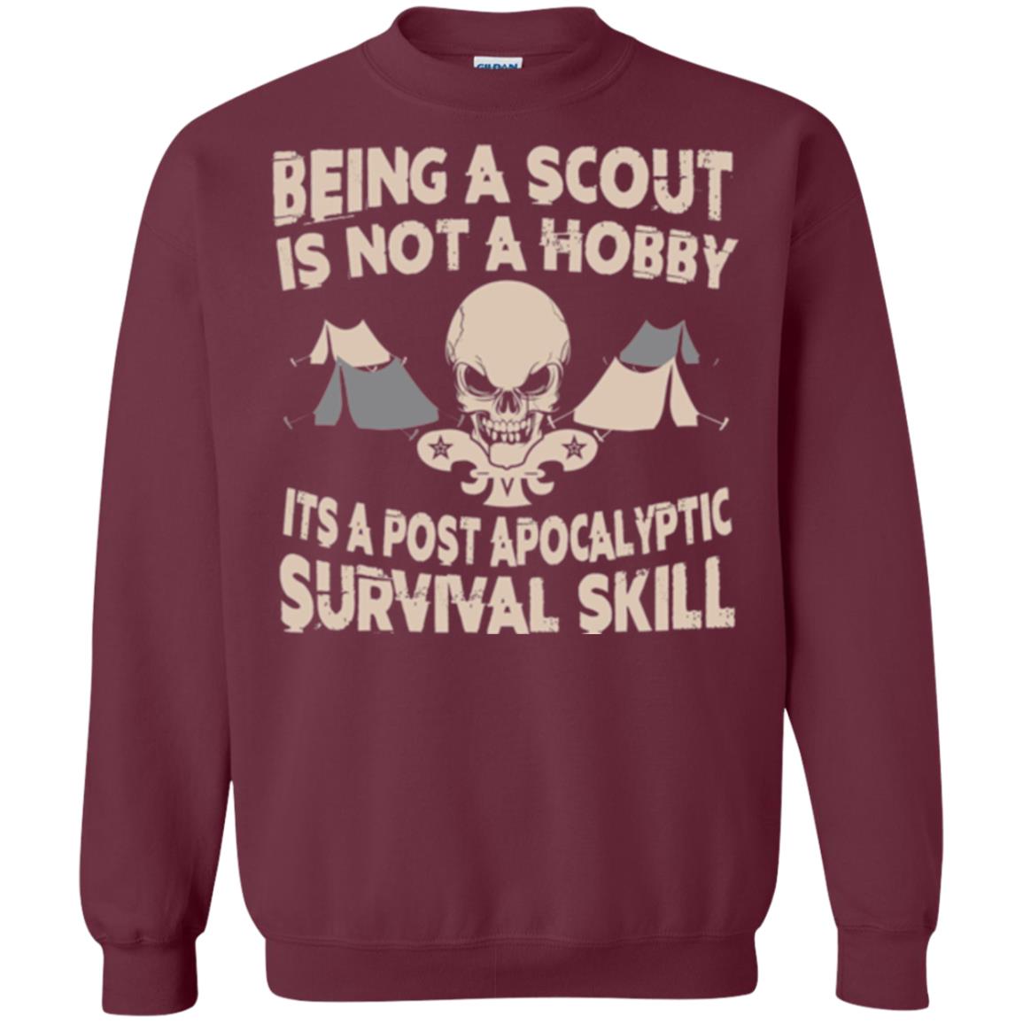 Being A Scout Is Not A Hobby T-shirt Maroon
