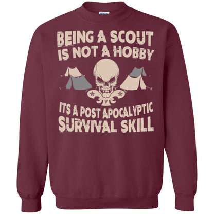 Being A Scout Is Not A Hobby T-shirt Maroon