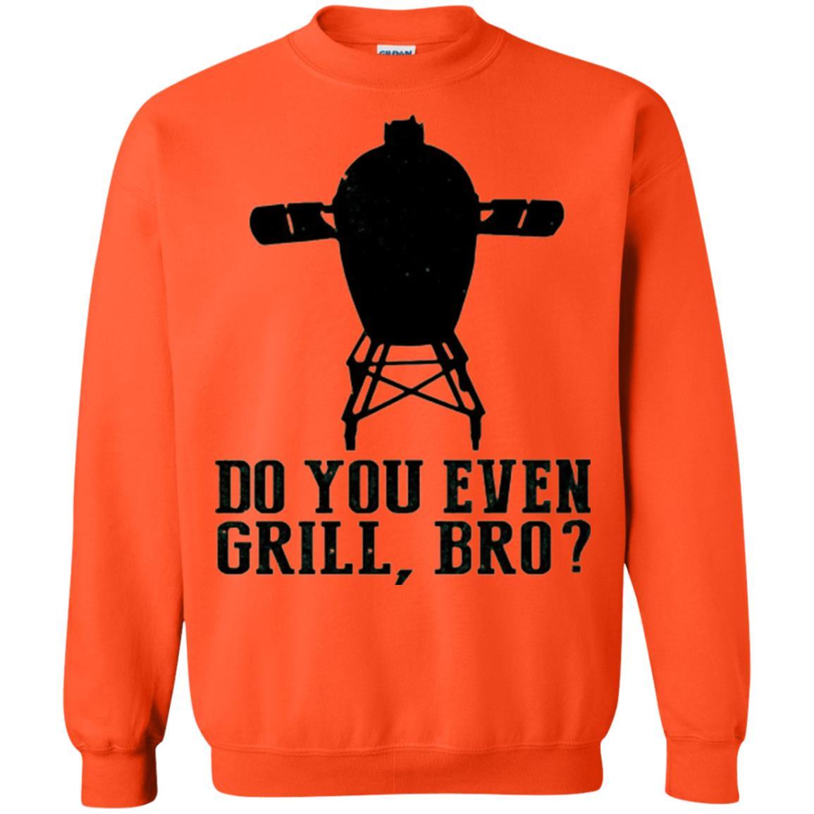 Bbq Grilling T-shirt Do You Even Grill Bro Orange
