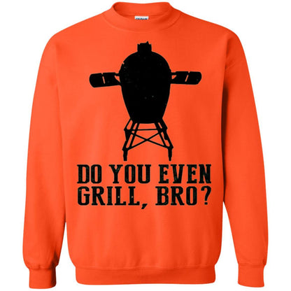 Bbq Grilling T-shirt Do You Even Grill Bro Orange