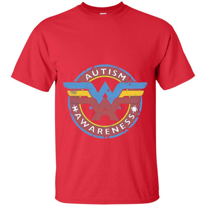 Autism Awareness T-shirt Red