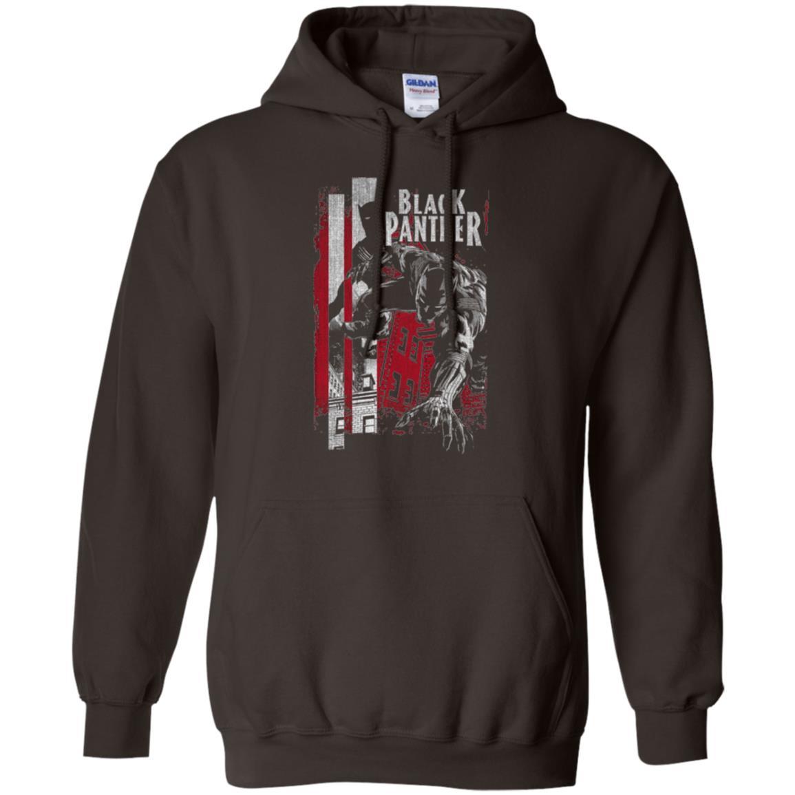 Film T-shirt Panther Lurk Graphic T-shirt Dark Chocolate