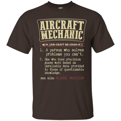 Aircraft Mechanic A Person Who Solves Problem You Cant One Who Does Precision Guess Work Based On Unreliable Data Provided By Those Of Questionable Knowledge Dark Chocolate