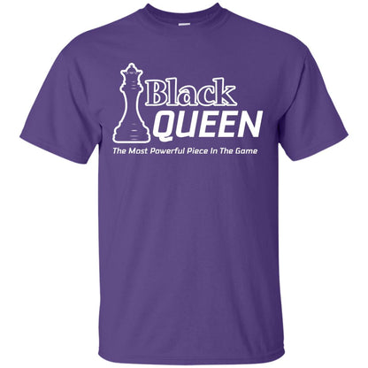 Black Queen Proud Black Woman African American T-shirt Purple