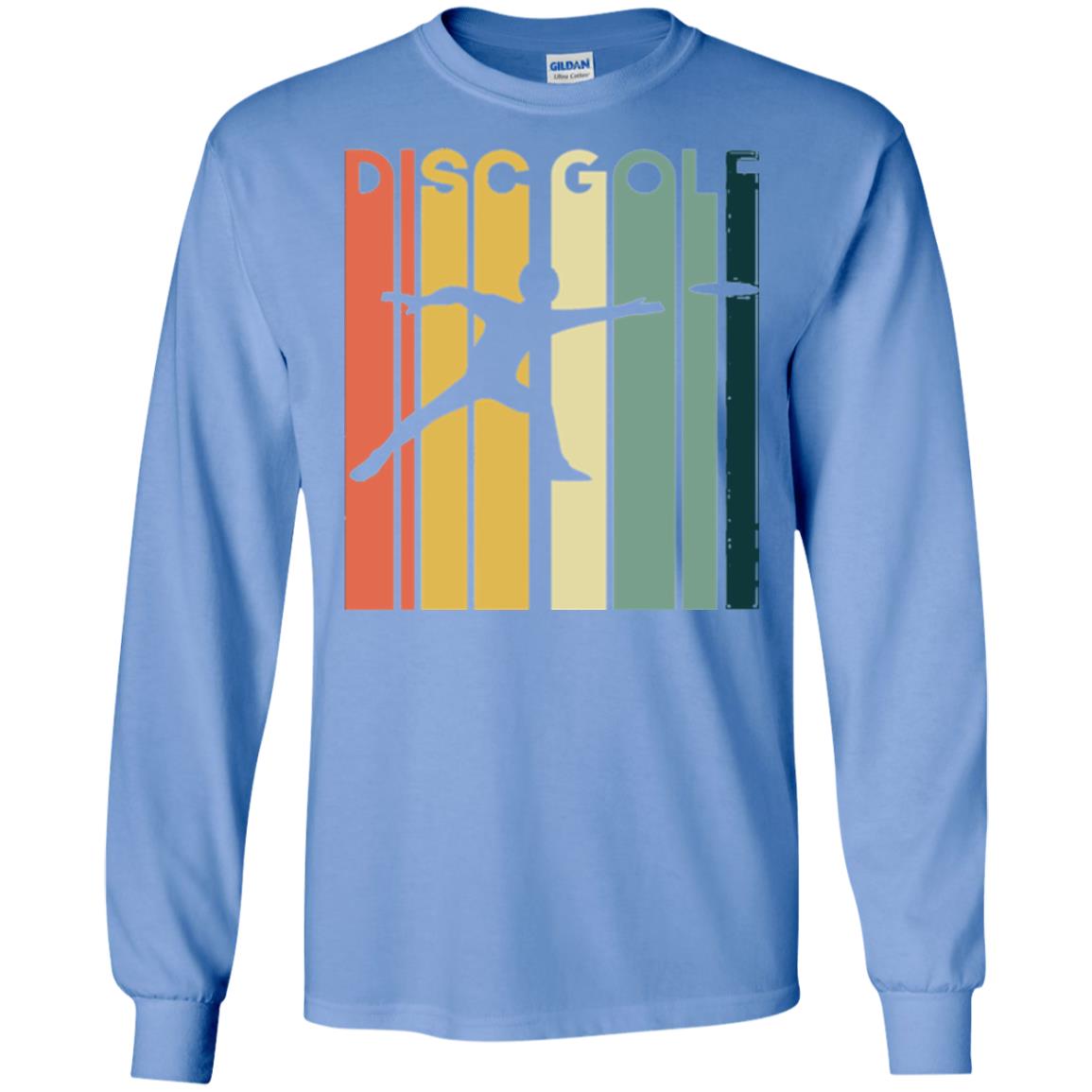 Disc Golf Retro Vintage T-shirt Carolina Blue