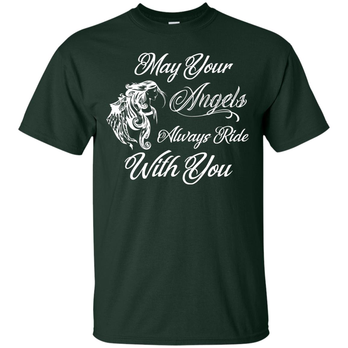 May Your Angels Always Ride With You Best Shirt For Bike Rider Forest