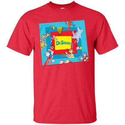 Dr. Seuss Character National Wear Red Day T-shirt Red