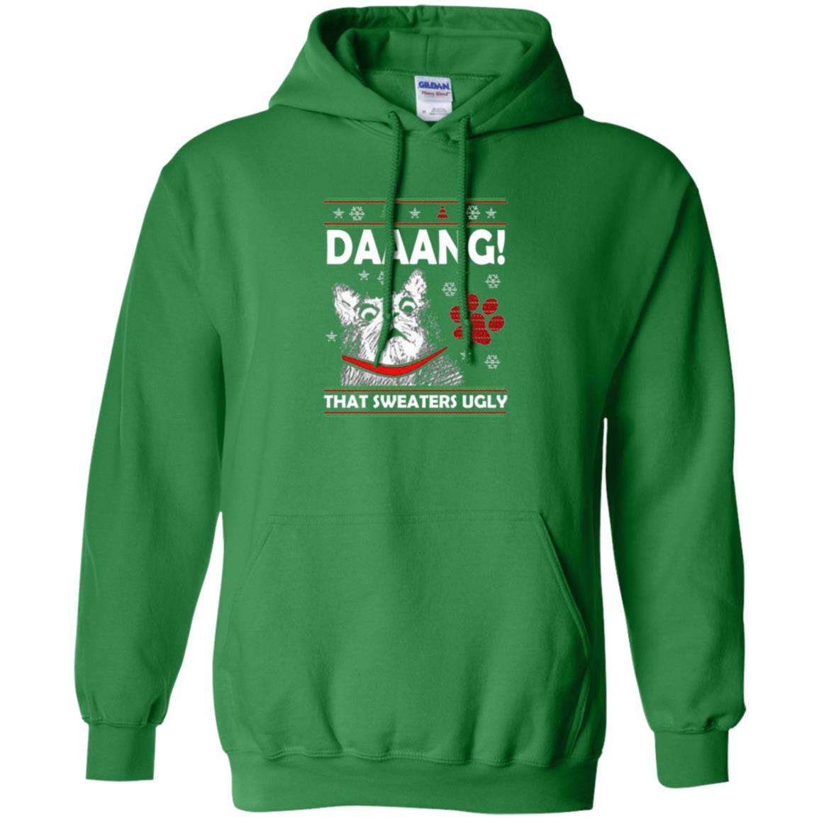 Christmas Cat T-shirt Daaang That Sweaters Ugly Irish Green