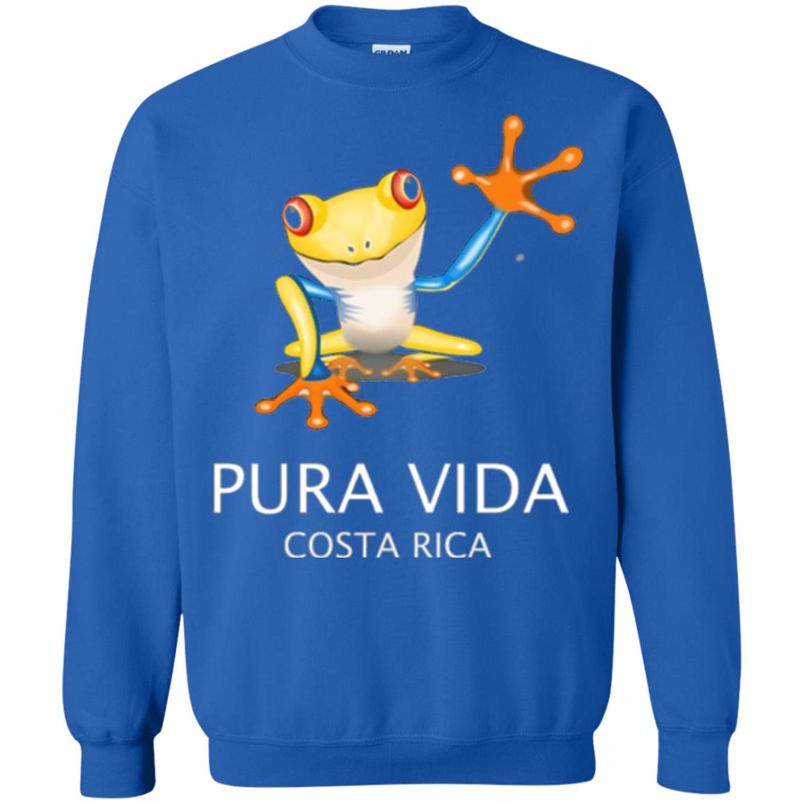 Tree Frog T-shirt Pura Vida Costa Rica T-shirt Royal
