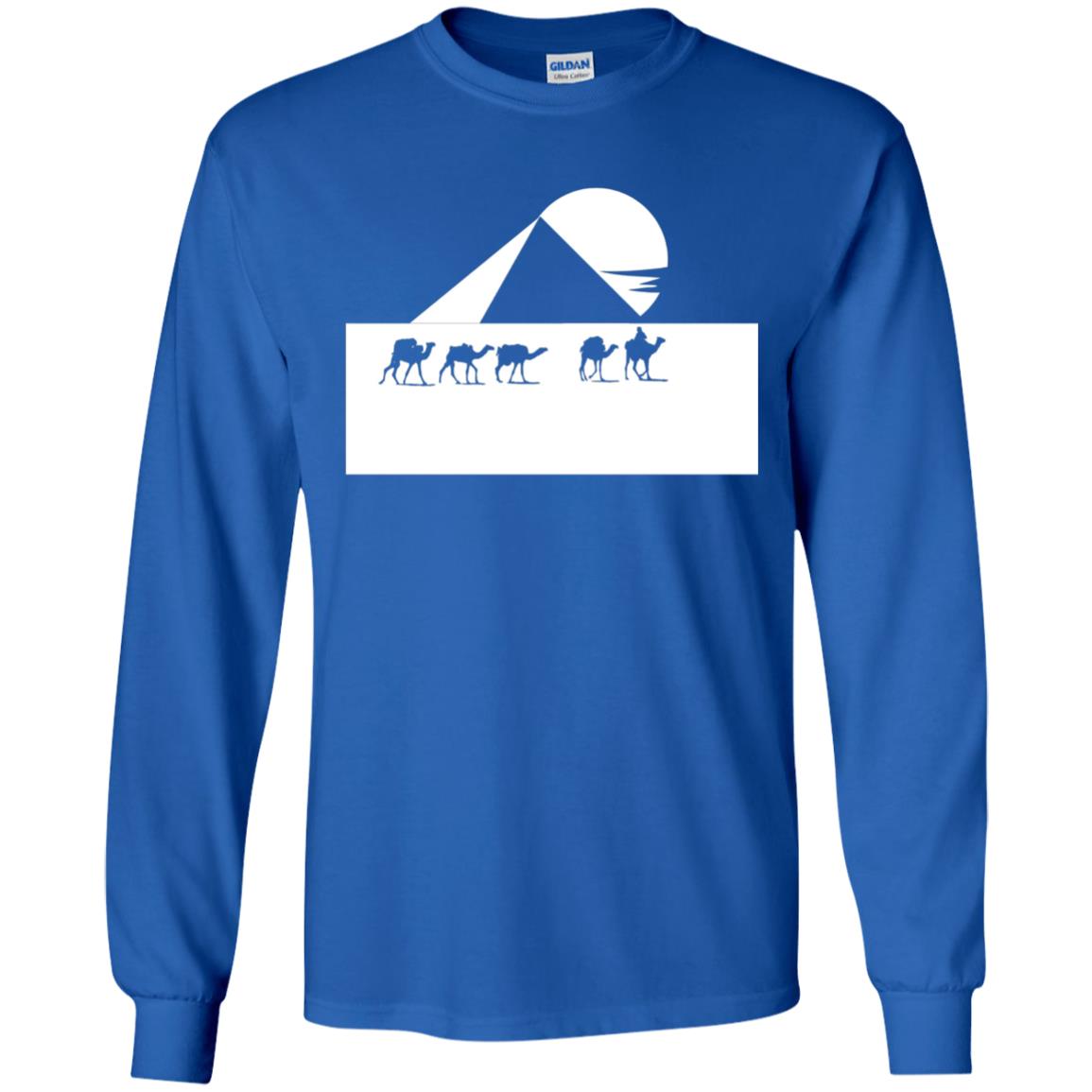 Egyptian Great Pyramid Of Giza T-shirt Royal