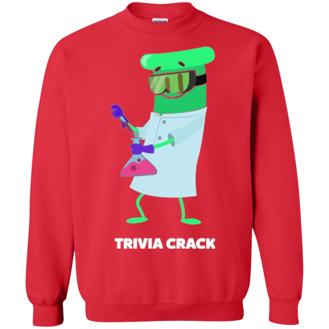 Cute Trivia Crack Scientist Al T-shirt Red
