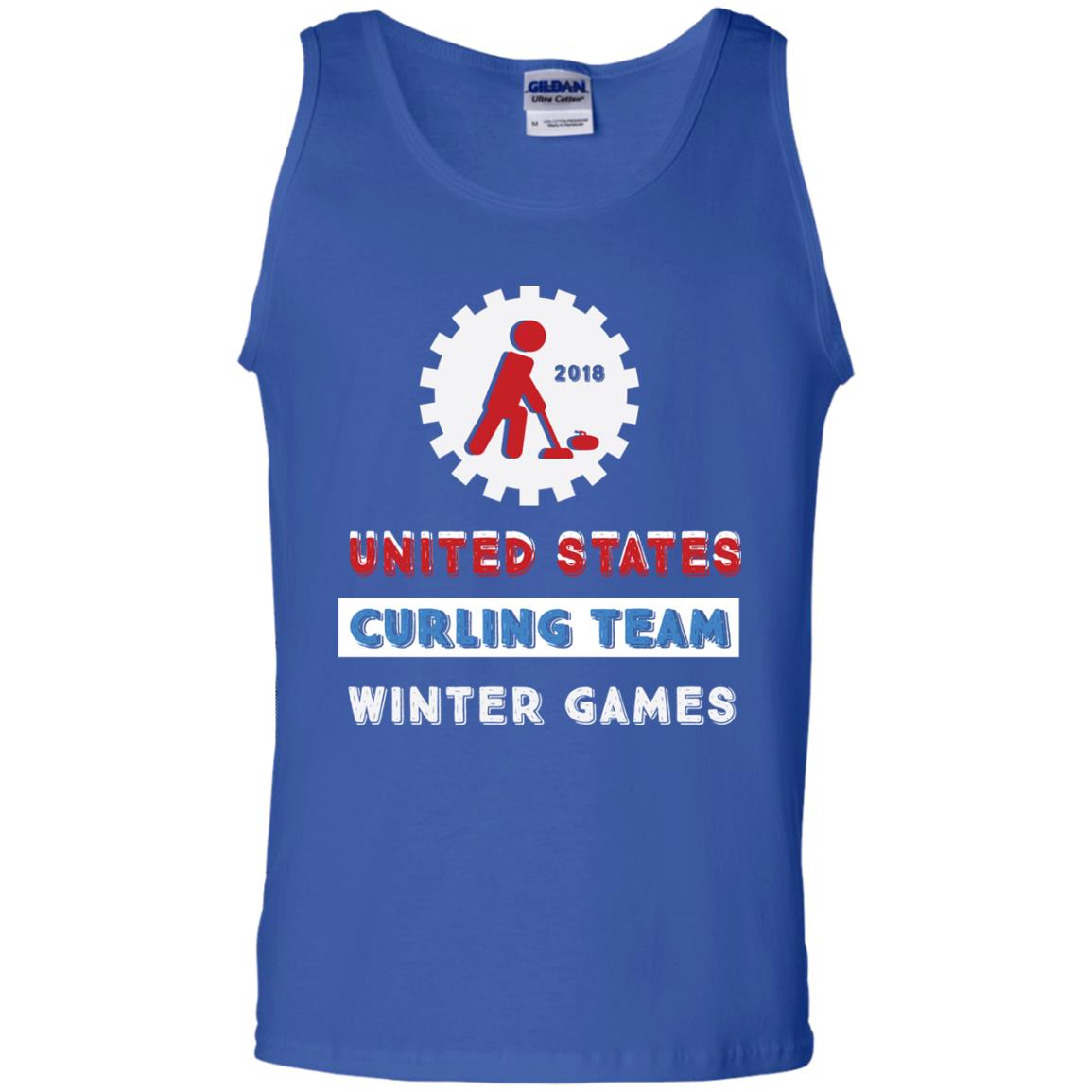 United States Curling Team Winter Games Curling Lover T-shirt Royal