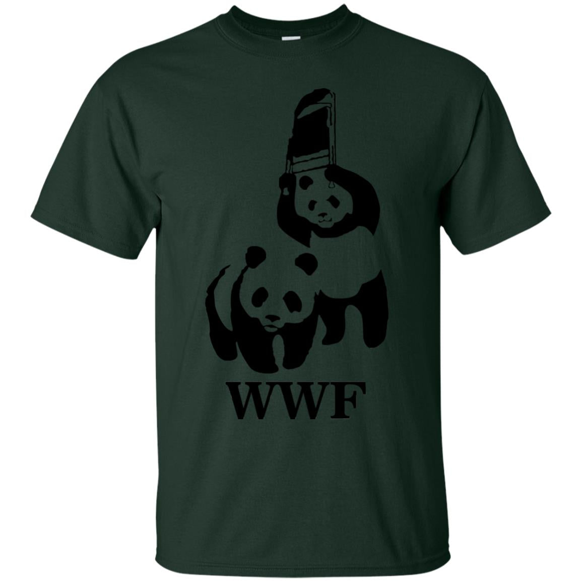 World Wildlife Fund Funny Panda Shirt Forest